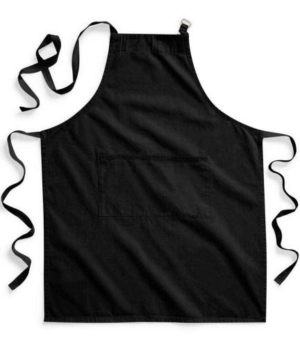 Westford Mill Fairtrade Adult Craft Apron - BLK - ONE